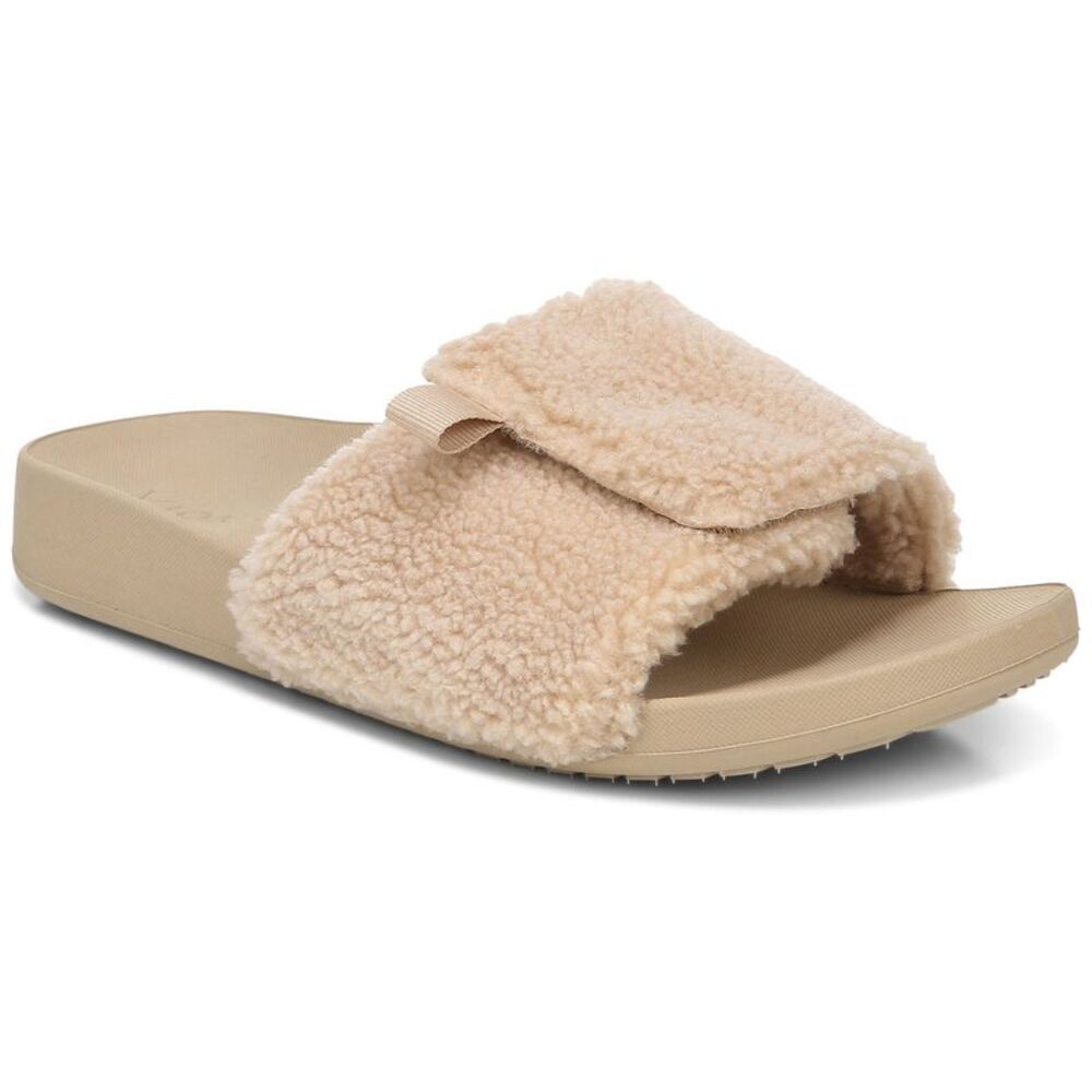 Vionic Women's Shoe Sz 5 (US Women's) Adjustable Cozy Slide Beige A456395